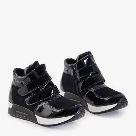 Черные детские спортивные кроссовки Ivonvie - Обувь