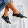 Черные стеганые женские лоферы Libora - Обувь