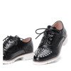 Черные туфли из экокожи с декоративными заклепками Amie - Обувь