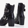 Черные женские сапоги на стойке Софи - Обувь