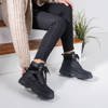 Черные женские зимние ботинки на шнуровке Nevesa - Обувь
