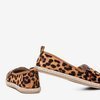 Коричневые женские эспадрильи с леопардовым принтом Fulimpa Fulton - Обувь