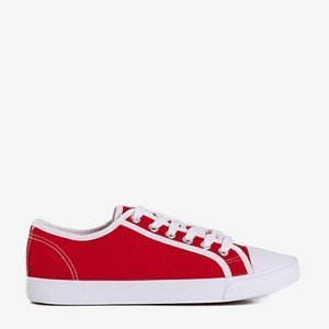 красные кроссовки Dormea на шнуровке - Обувь