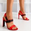 Красные сандалии на липучке spolisa - Обувь