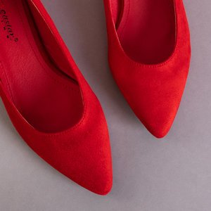 Красные женские туфли Naliza