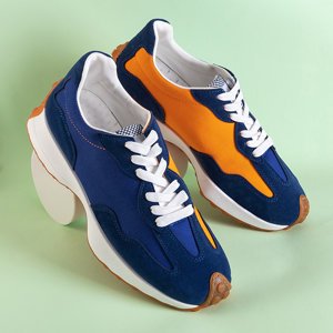 Оранжево-синие мужские кроссовки Willy