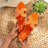 Оранжевые женские тапочки с форсунками Palisa - Обувь