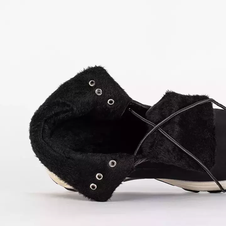 OUTLET Черные мужские утепленные ботинки Nuok - Обувь