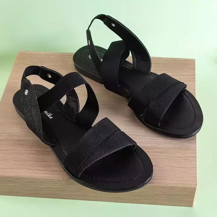 OUTLET Черные женские сандалии Velia - Обувь