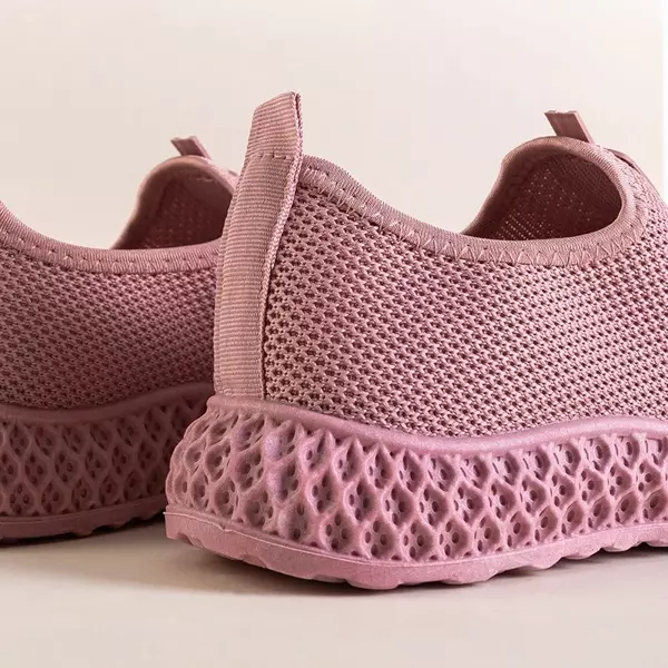OUTLET Розовая комбинация спортивной обуви Bruna - Обувь