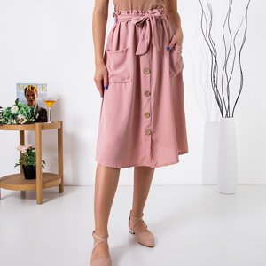 Розовая женская юбка