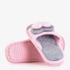Розовые женские тапочки с сердечком Vix - Обувь