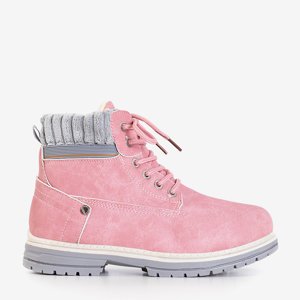 Розовые женские утепленные сапоги Magiten - Обувь