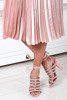 Różowe sandały na słupku Kehlani- Obuwie