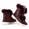 Снежные сапоги Wisconsin Burgundy на меху - Обувь