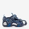 темно-синие камуфляжные сандалии для мальчиков Berti - Обувь