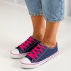Темно-синие кроссовки с розовыми шнурками Fips - Обувь