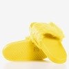 Желтые тапочки с мехом Милли - Обувь