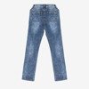 Женские синие джинсовые брюки - Одежда