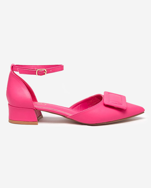 Женские туфли-лодочки цвета фуксии на плоской подошве Beriji - Обувь