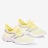 Женские желтые спортивные туфли с глянцевой поверхностью Epiphania - Обувь