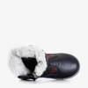 Зимние ботинки для мальчиков OUTLET, черные Бенин - Обувь