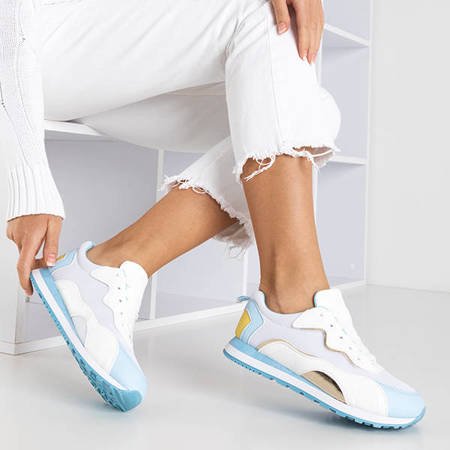 Блакитно-білі кросівки Mavena  - Взуття