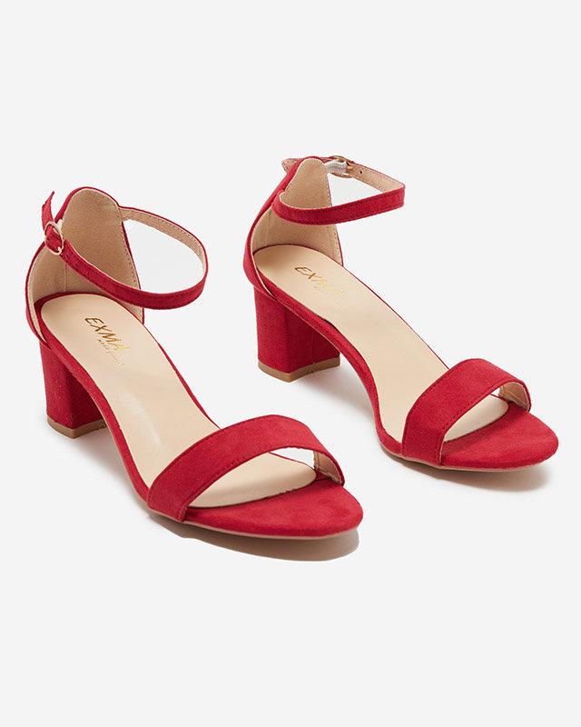 Червоні жіночі сандалі на пост Неліно - Взуття
