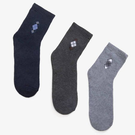Чоловічі шкарпетки за щиколотку 3 /упаковці - Шкарпетки
