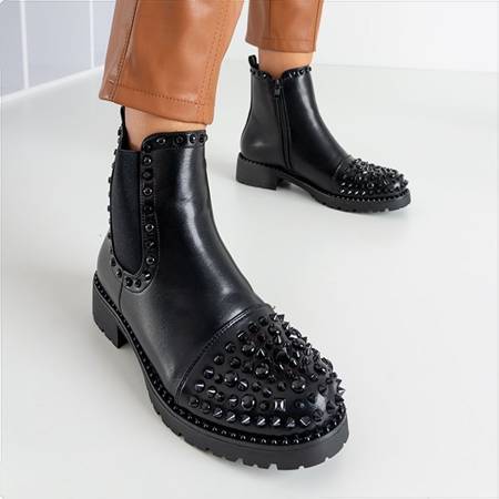 Чорні жіночі черевики на шпильках Bombsa - Взуття