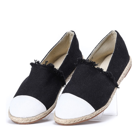 Чорно-білі еспадріли Едіт - Взуття