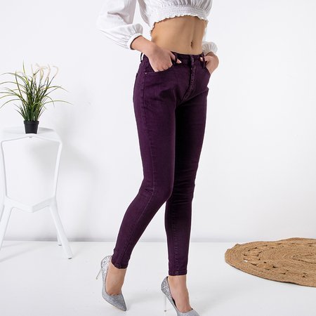 Фіолетові жіночі штани