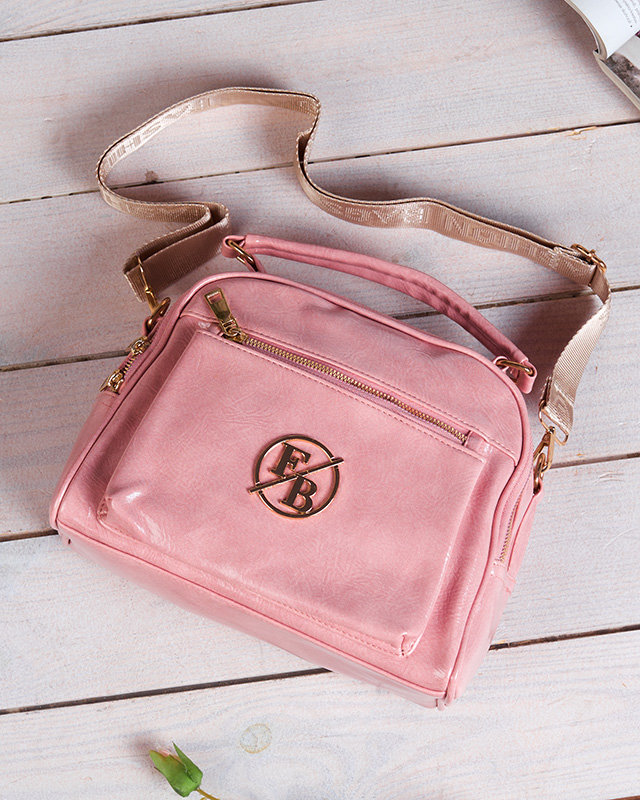 Маленька жіноча сумочка рожева з орнаментом - Аксесуари