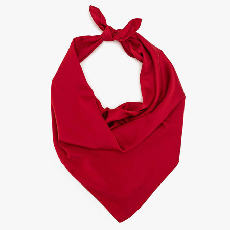 Одноколірний жіночий шарф червоного кольору - Аксесуари