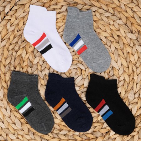 Різнокольорові дитячі шкарпетки, набір з 3-х пар - Шкарпетки