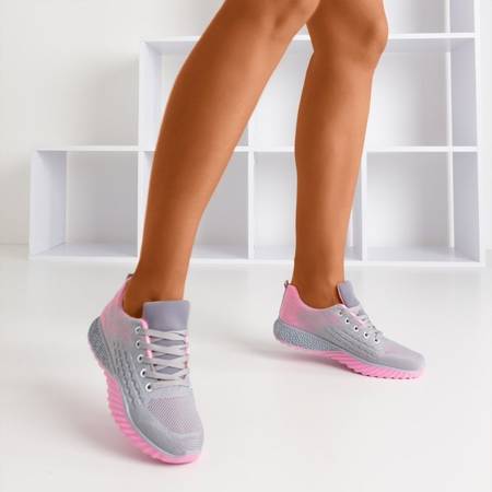 Сіро-рожеве жіноче спортивне взуття Fonto - Взуття 1