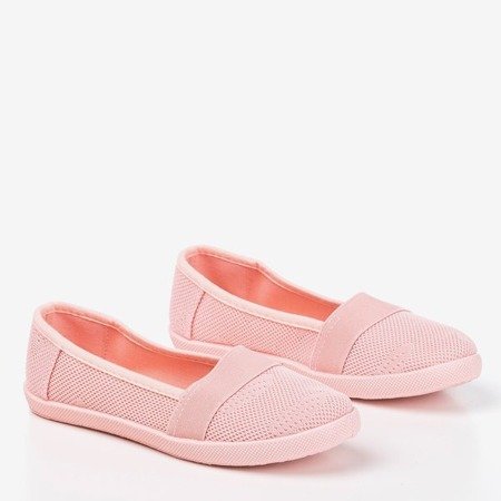 Світло-рожеві дівчачі ажурні накладки Lucida- Взуття