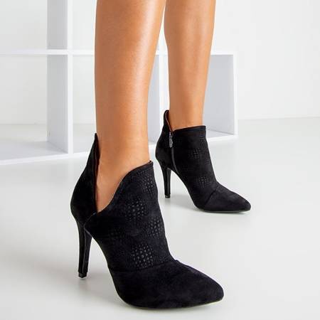 Жіночі чорні черевики на високому каблуці Cyrena - Взуття