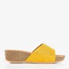 Ажурні клинові підбори в жовтому кольорі Giorgia - Взуття 1