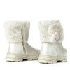 Бежеві снігові черевики для дівчат Лялька - Взуття