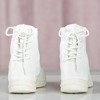 Білі кросівки з халявкою-шкарпеткою Fujion - Взуття