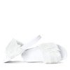 Білі шльопанці з хутром Millie - Взуття