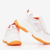 Білі та оранжеві спортивні кросівки для жінок Balgra - Взуття