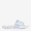 Білі та срібні жіночі босоніжки Friday Beach - Взуття