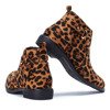 Черевики з леопардовим принтом на плоских підборах Khloe - Взуття