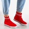 Червоне спортивне взуття з декоративним носком California Love - Взуття