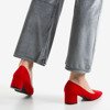Червоні насоси на нижній штангу Royale - Взуття 1