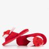 Червоні жіночі тапочки з кроликами Vixis - Взуття