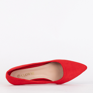 Червоні жіночі туфлі на підборах Forlika