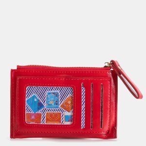 Червоний маленький гаманець для карт